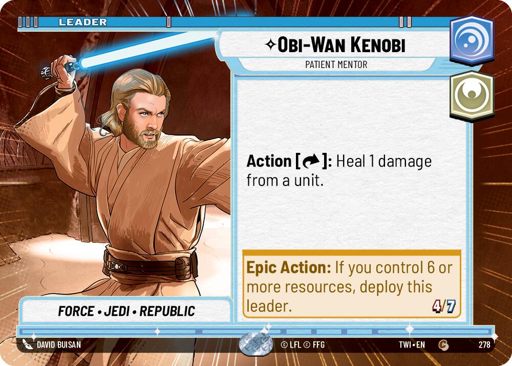Obi-Wan Kenobi - Patient Mentor (278) (Hyperspace) (278) [Twilight of the Republic] | Tabernacle Games
