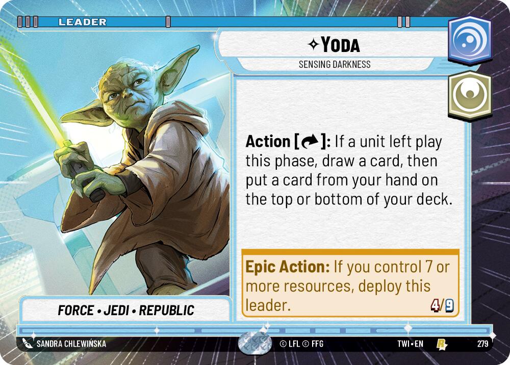 Yoda - Sensing Darkness (279) (Hyperspace) (279) [Twilight of the Republic] | Tabernacle Games