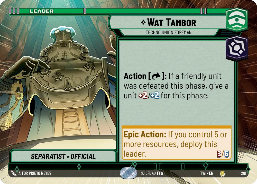 Wat Tambor - Techno Union Foreman (281) (Hyperspace) (281) [Twilight of the Republic] | Tabernacle Games