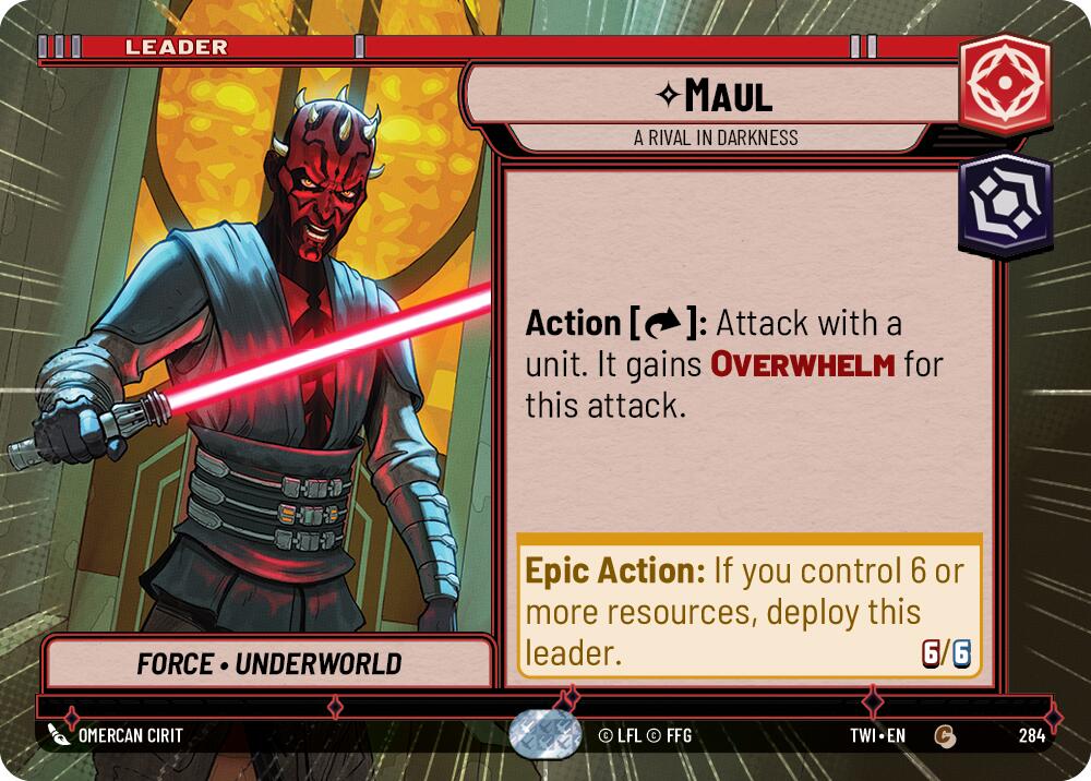 Maul - A Rival in Darkness (284) (Hyperspace) (284) [Twilight of the Republic] | Tabernacle Games