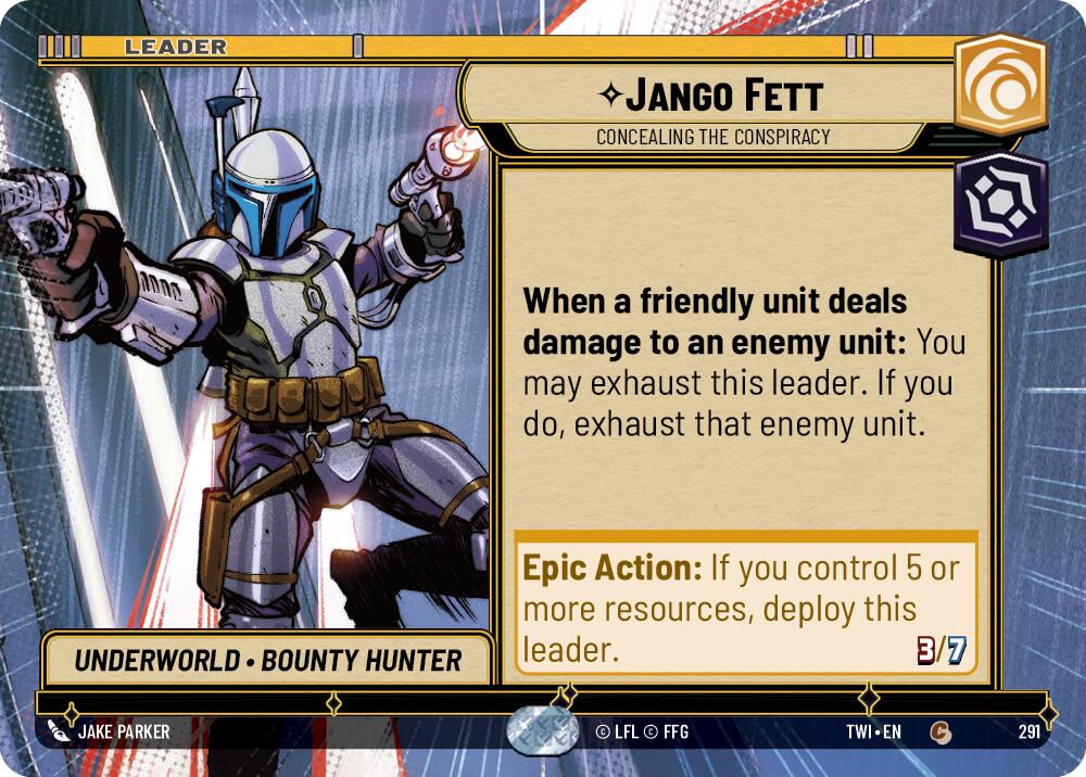 Jango Fett - Concealing the Conspiracy (291) (Hyperspace) (291) [Twilight of the Republic] | Tabernacle Games