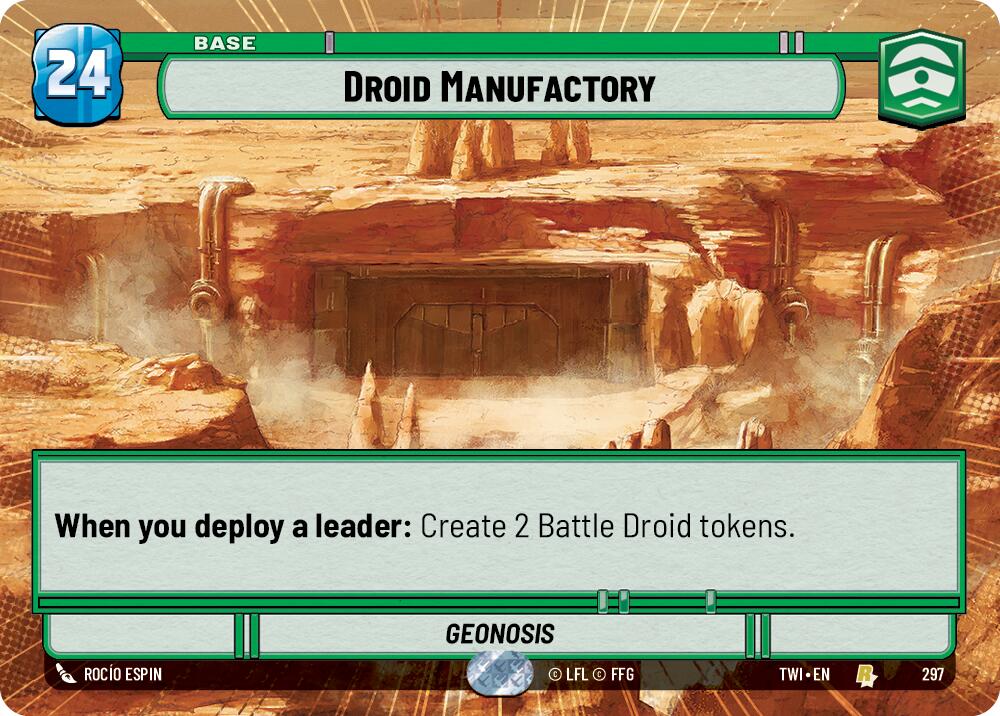 Droid Manufactory (297) (Hyperspace) (297) [Twilight of the Republic] | Tabernacle Games