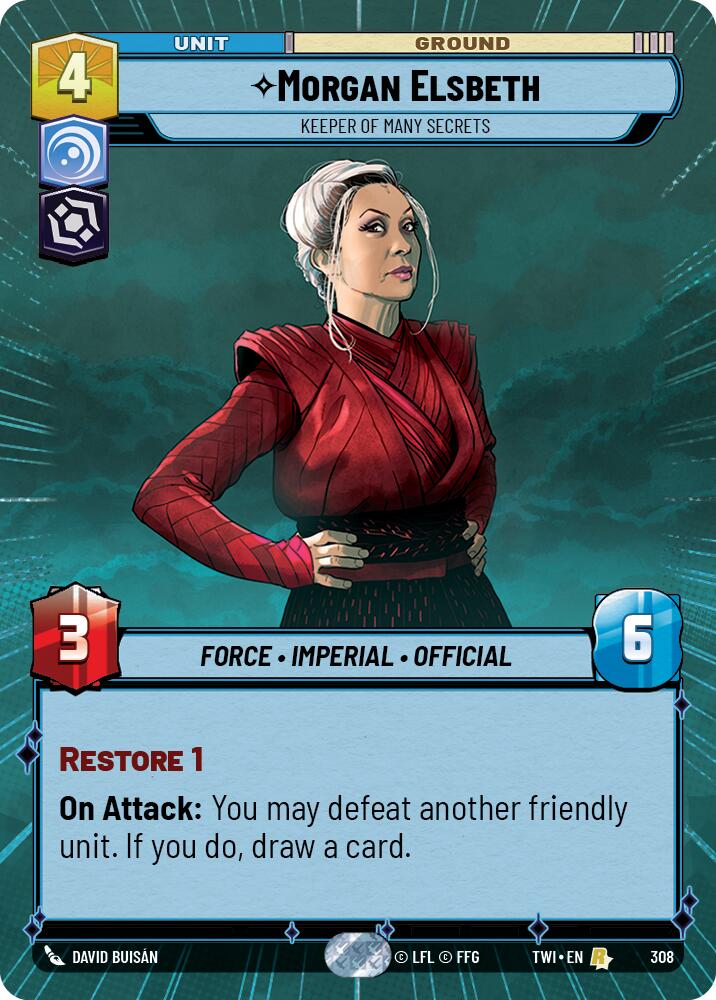 Morgan Elsbeth - Keeper of Many Secrets (308) (Hyperspace) (308) [Twilight of the Republic] | Tabernacle Games