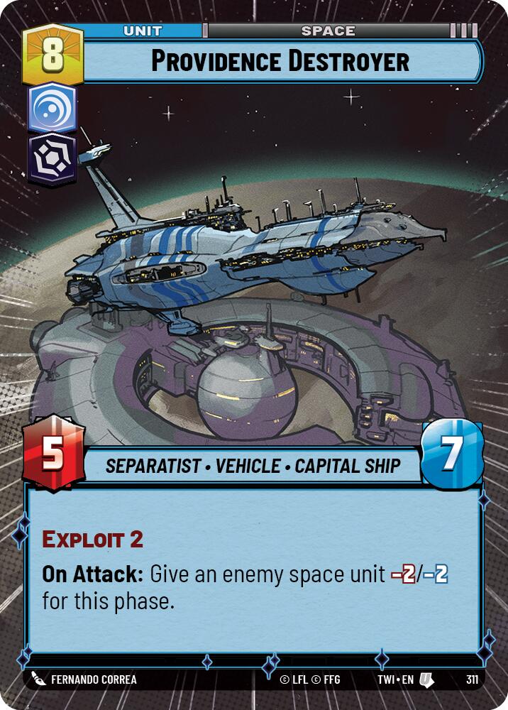 Providence Destroyer (311) (Hyperspace) (311) [Twilight of the Republic] | Tabernacle Games
