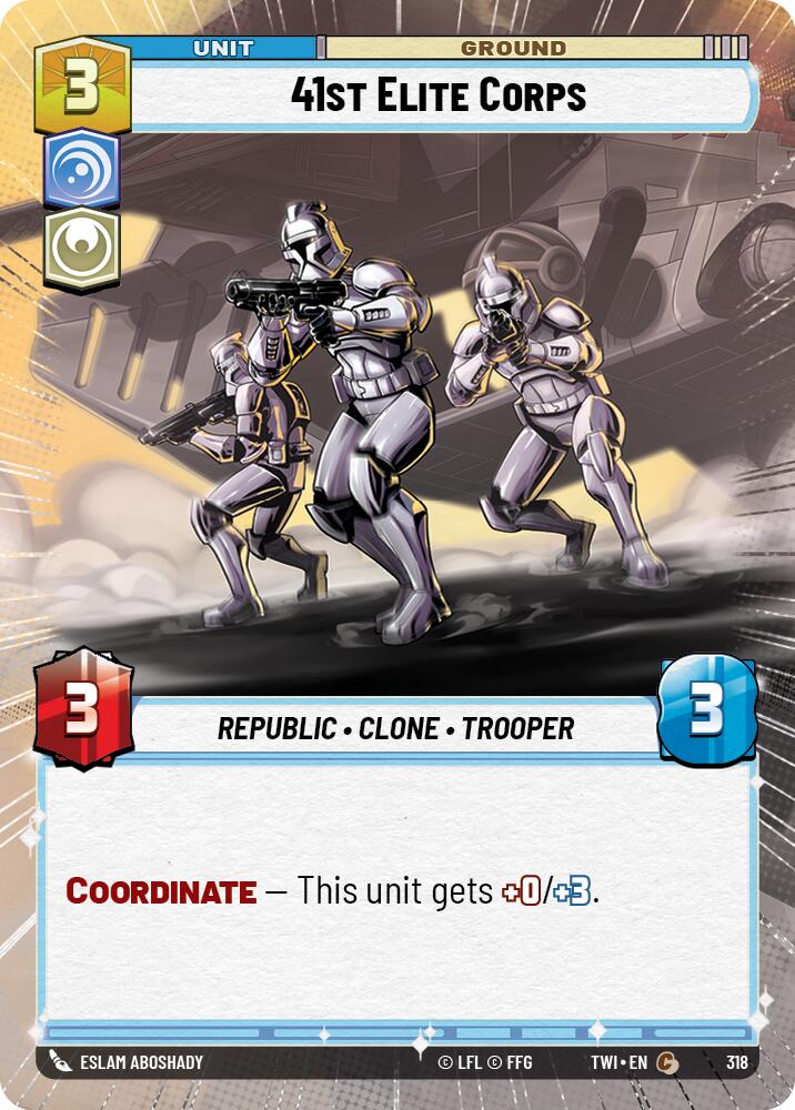 41st Elite Corps (Hyperspace) (318) [Twilight of the Republic] | Tabernacle Games