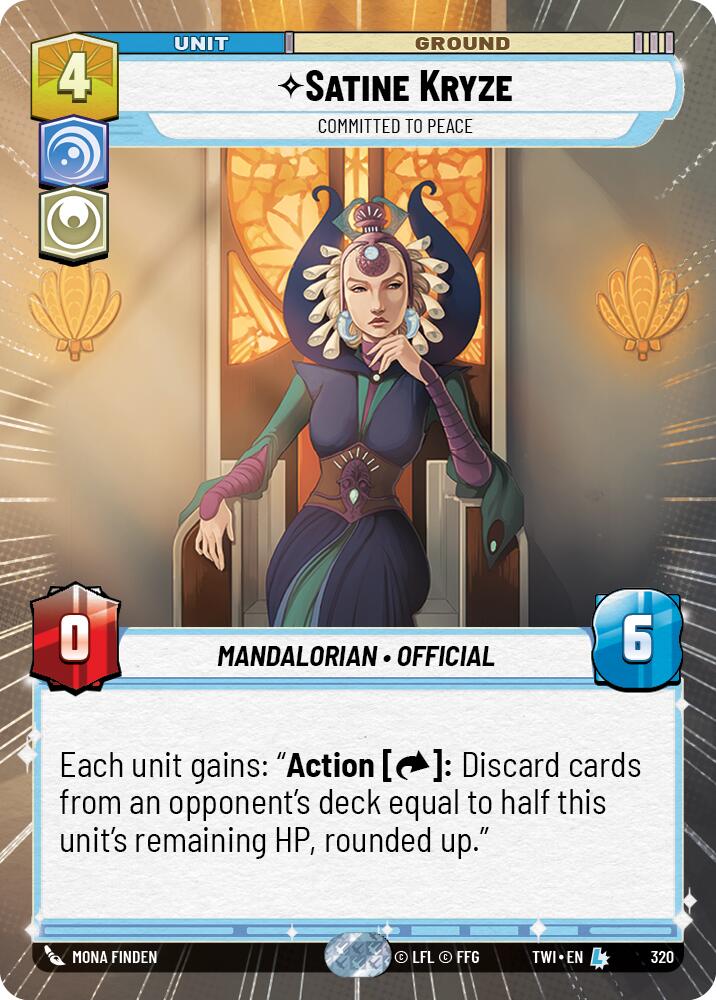 Satine Kryze - Committed to Peace (320) (Hyperspace) (320) [Twilight of the Republic] | Tabernacle Games