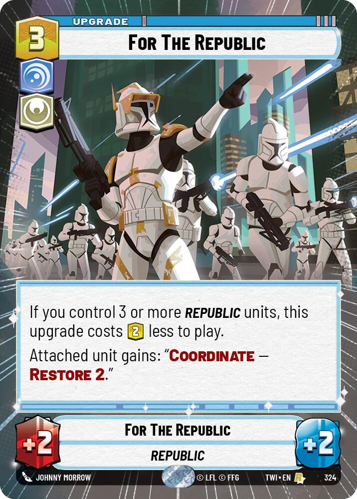 For The Republic (324) (Hyperspace) (324) [Twilight of the Republic] | Tabernacle Games