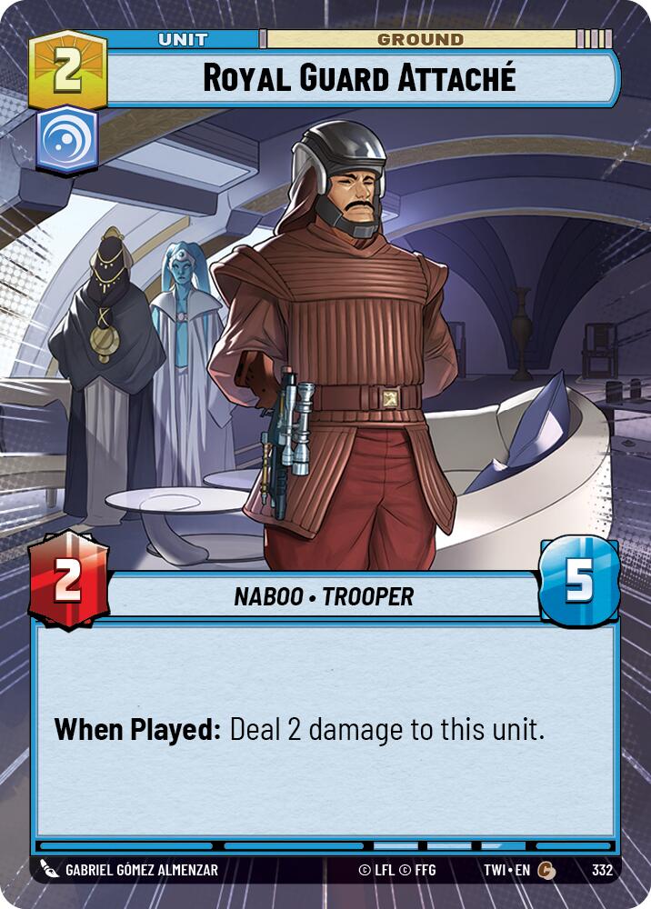 Royal Guard Attache (332) (Hyperspace) (332) [Twilight of the Republic] | Tabernacle Games