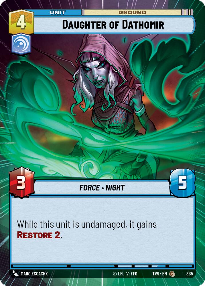 Daughter of Dathomir (335) (Hyperspace) (335) [Twilight of the Republic] | Tabernacle Games