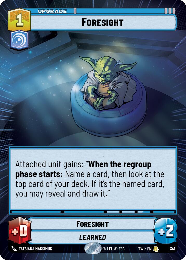 Foresight (341) (Hyperspace) (341) [Twilight of the Republic] | Tabernacle Games