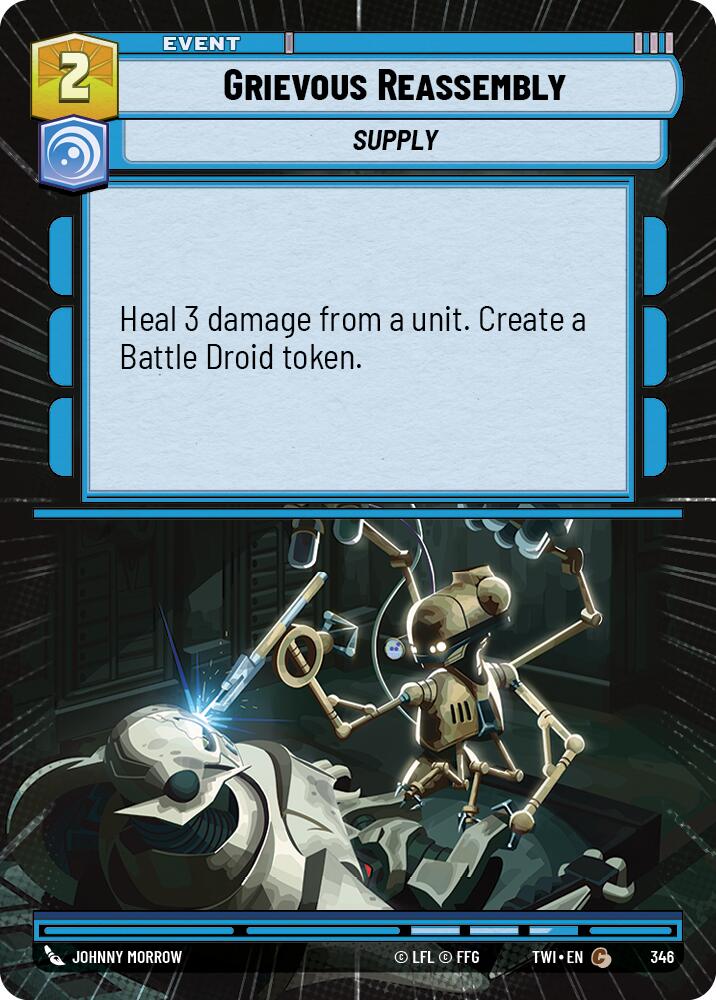 Grievous Reassembly (346) (Hyperspace) (346) [Twilight of the Republic] | Tabernacle Games