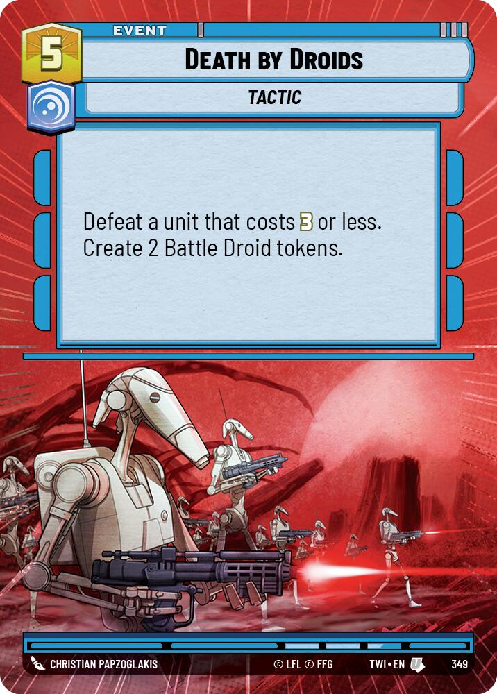 Death by Droids (349) (Hyperspace) (349) [Twilight of the Republic] | Tabernacle Games