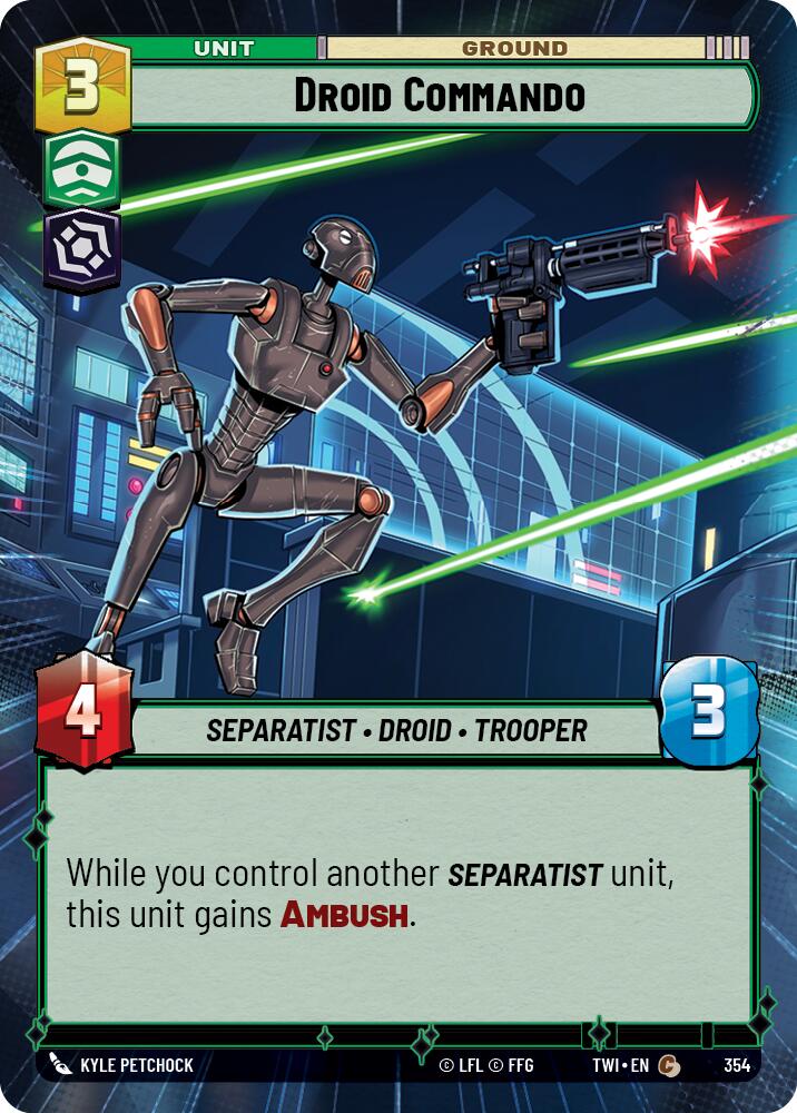 Droid Commando (354) (Hyperspace) (354) [Twilight of the Republic] | Tabernacle Games