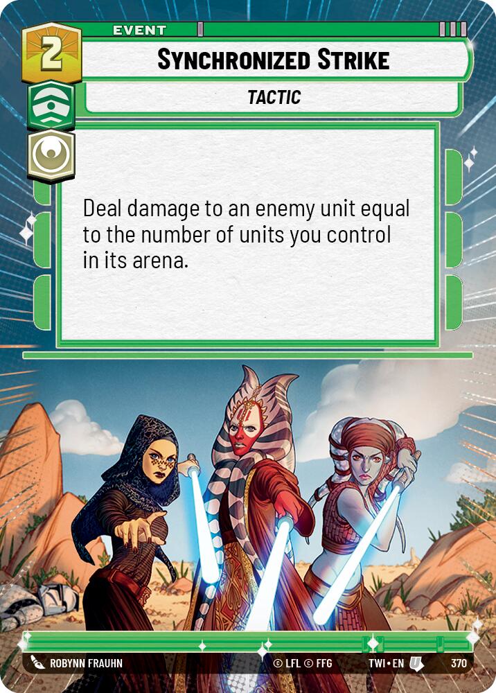 Synchronized Strike (370) (Hyperspace) (370) [Twilight of the Republic] | Tabernacle Games