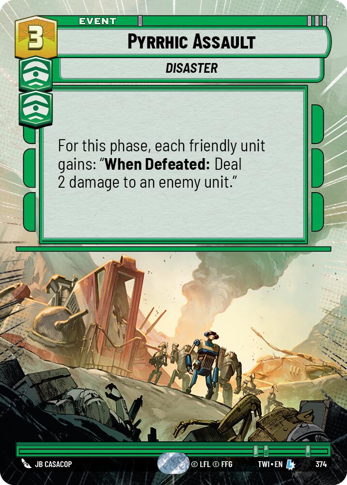 Pyrrhic Assault (374) (Hyperspace) (374) [Twilight of the Republic] | Tabernacle Games