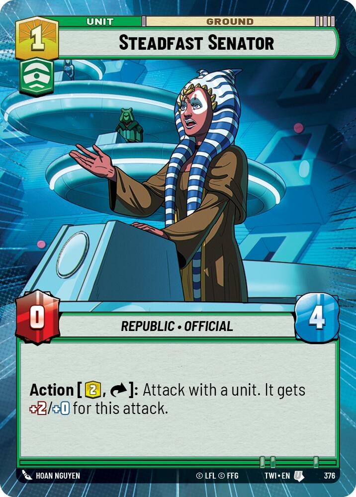 Steadfast Senator (376) (Hyperspace) (376) [Twilight of the Republic] | Tabernacle Games