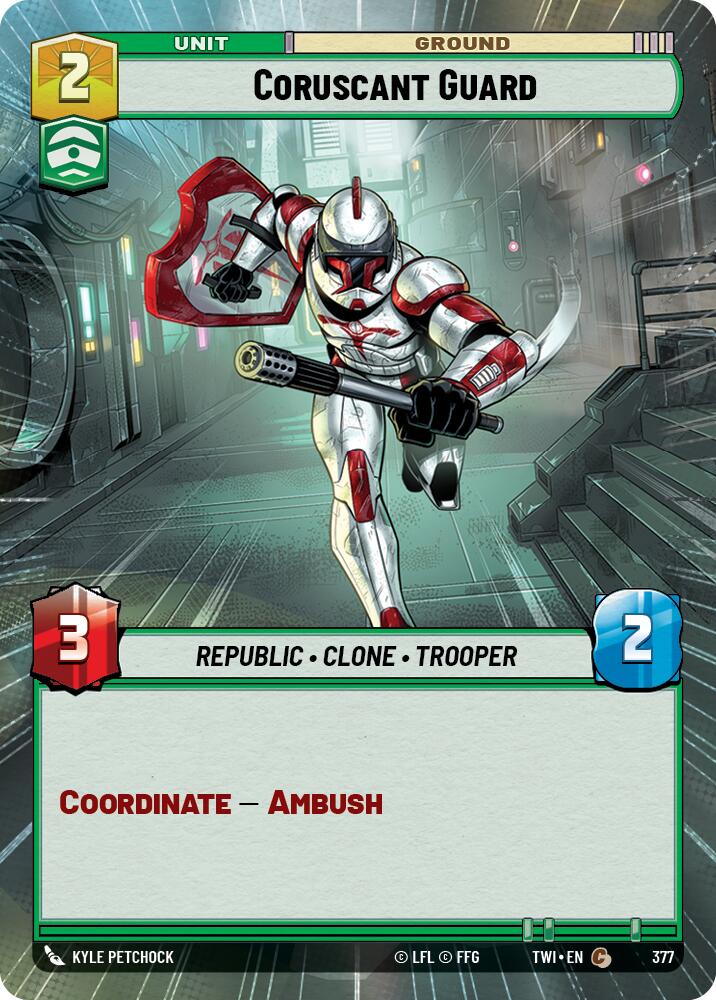 Coruscant Guard (377) (Hyperspace) (377) [Twilight of the Republic] | Tabernacle Games