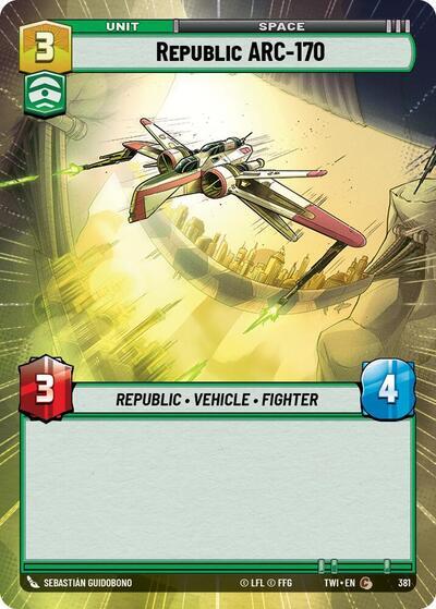 Republic ARC-170 (381) (Hyperspace) (381) [Twilight of the Republic] | Tabernacle Games