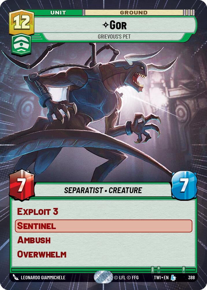 Gor - Grievous's Pet (388) (Hyperspace) (388) [Twilight of the Republic] | Tabernacle Games