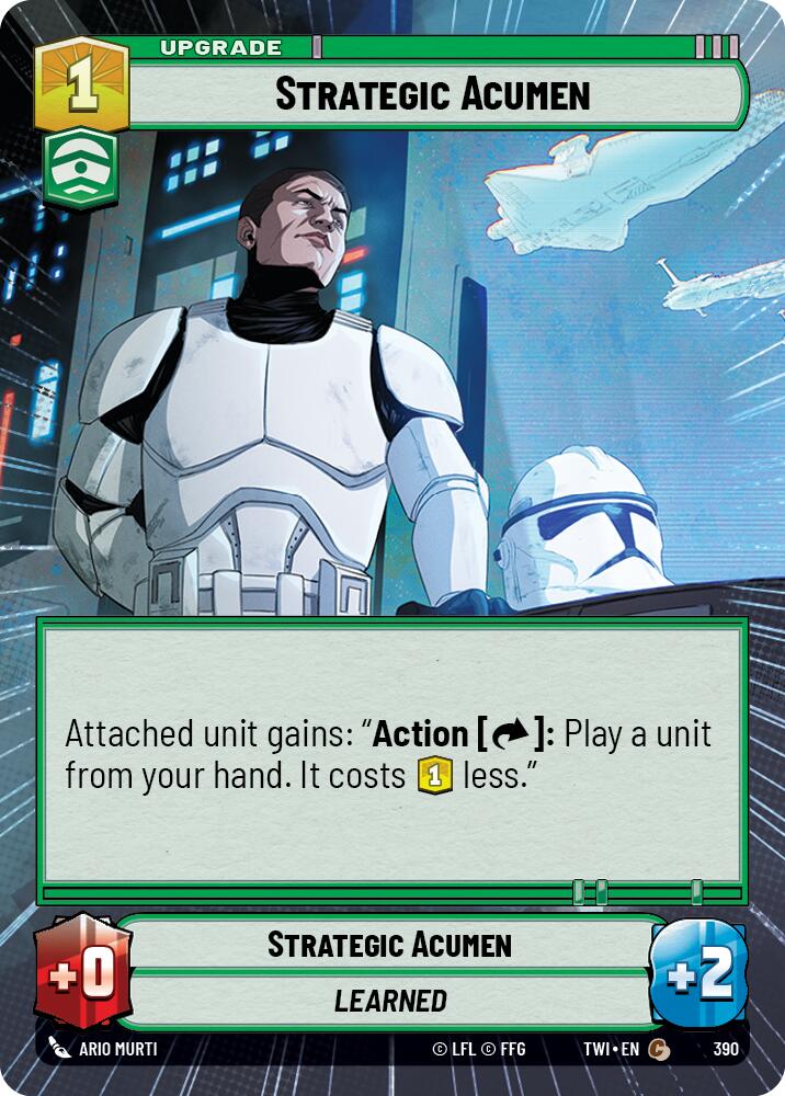 Strategic Acumen (390) (Hyperspace) (390) [Twilight of the Republic] | Tabernacle Games