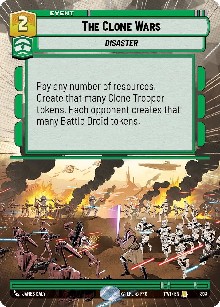 The Clone Wars (393) (Hyperspace) (393) [Twilight of the Republic] | Tabernacle Games