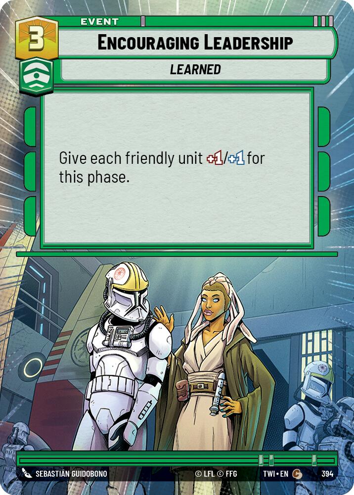 Encouraging Leadership (394) (Hyperspace) (394) [Twilight of the Republic] | Tabernacle Games