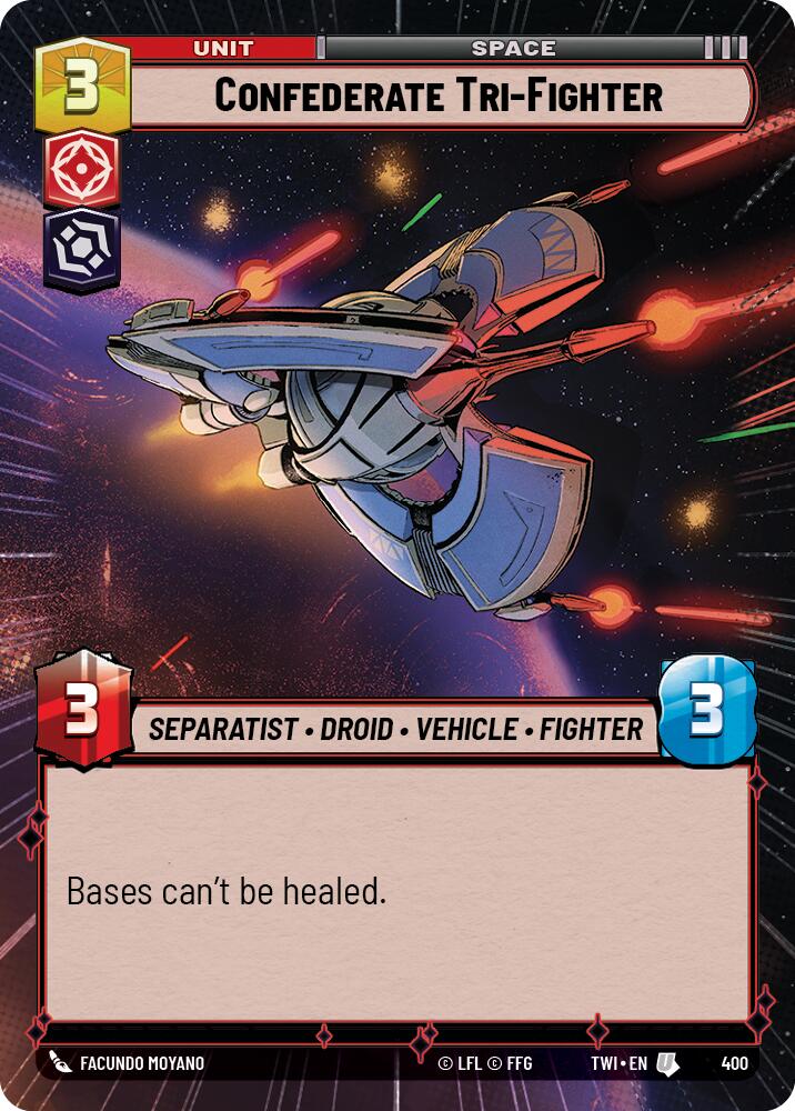 Confederate Tri-Fighter (400) (Hyperspace) (400) [Twilight of the Republic] | Tabernacle Games