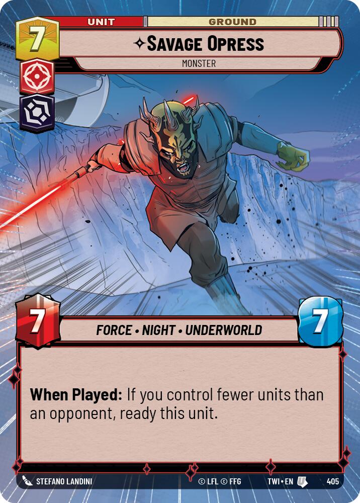 Savage Opress - Monster (405) (Hyperspace) (405) [Twilight of the Republic] | Tabernacle Games