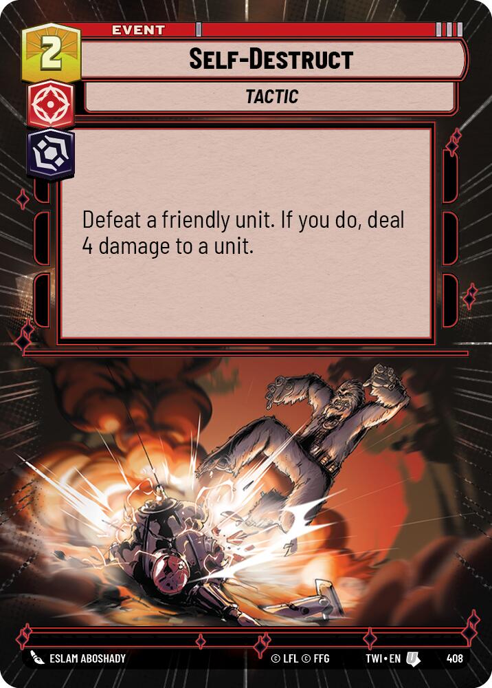 Self-Destruct (408) (Hyperspace) (408) [Twilight of the Republic] | Tabernacle Games