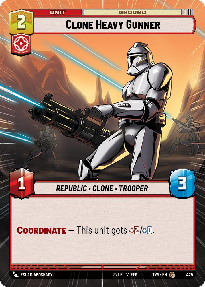 Clone Heavy Gunner (425) (Hyperspace) (425) [Twilight of the Republic] | Tabernacle Games
