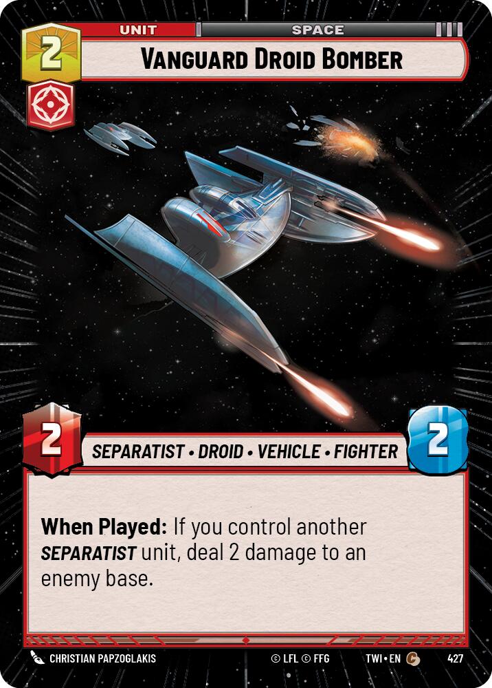 Vanguard Droid Bomber (427) (Hyperspace) (427) [Twilight of the Republic] | Tabernacle Games