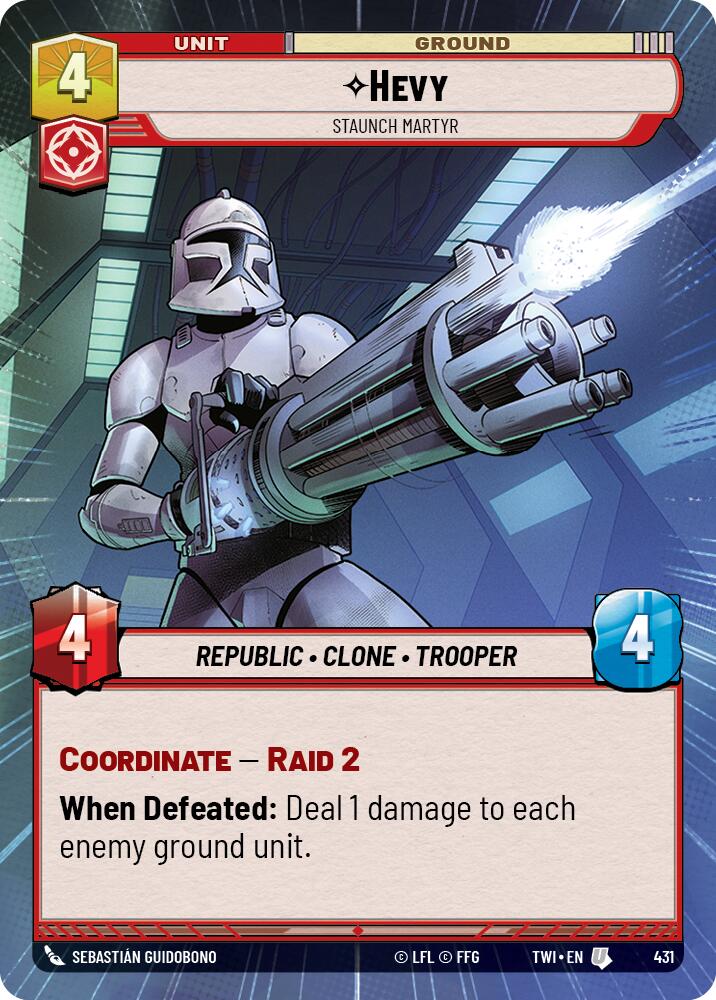 Hevy - Staunch Martyr (431) (Hyperspace) (431) [Twilight of the Republic] | Tabernacle Games
