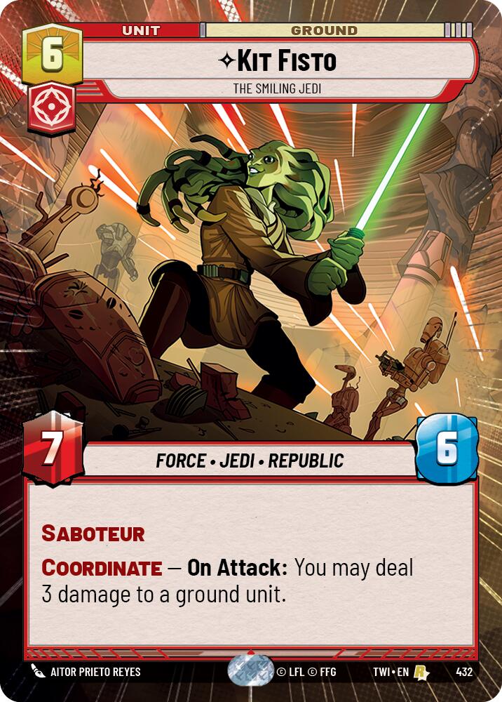 Kit Fisto - The Smiling Jedi (432) (Hyperspace) (432) [Twilight of the Republic] | Tabernacle Games