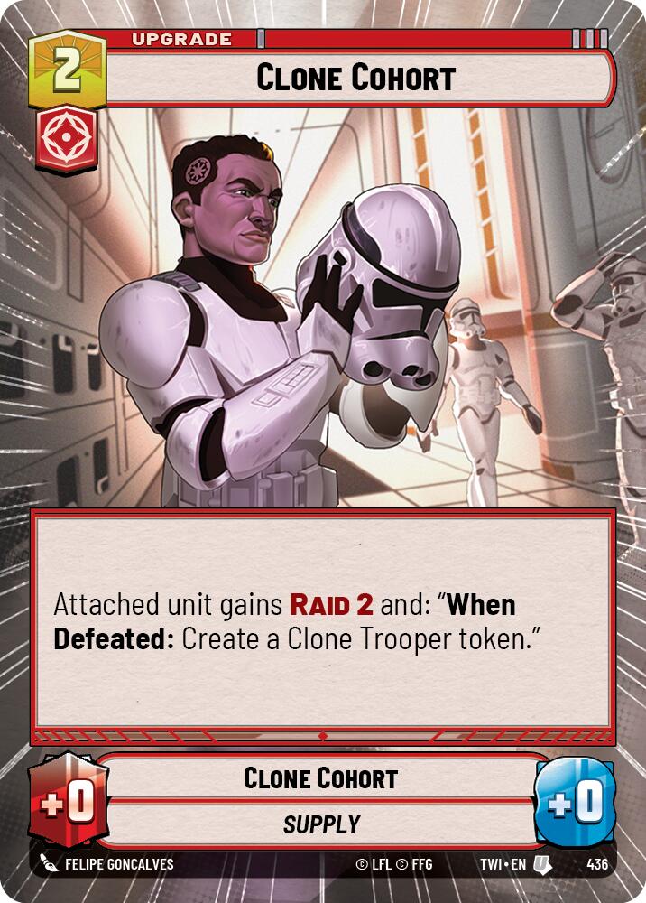 Clone Cohort (436) (Hyperspace) (436) [Twilight of the Republic] | Tabernacle Games