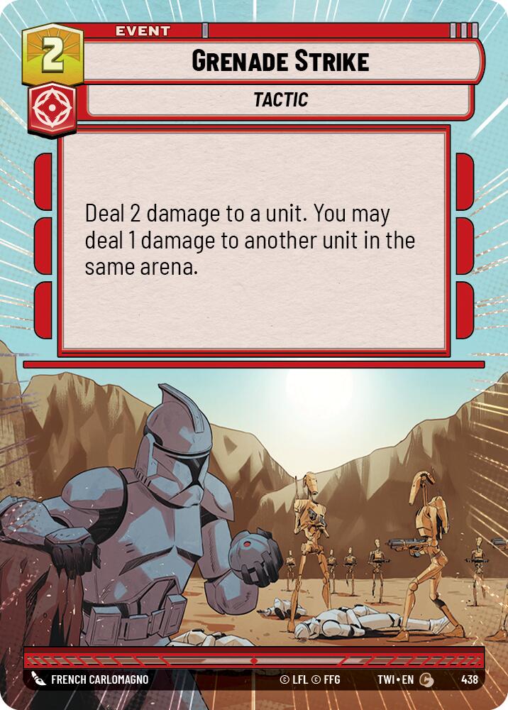 Grenade Strike (438) (Hyperspace) (438) [Twilight of the Republic] | Tabernacle Games
