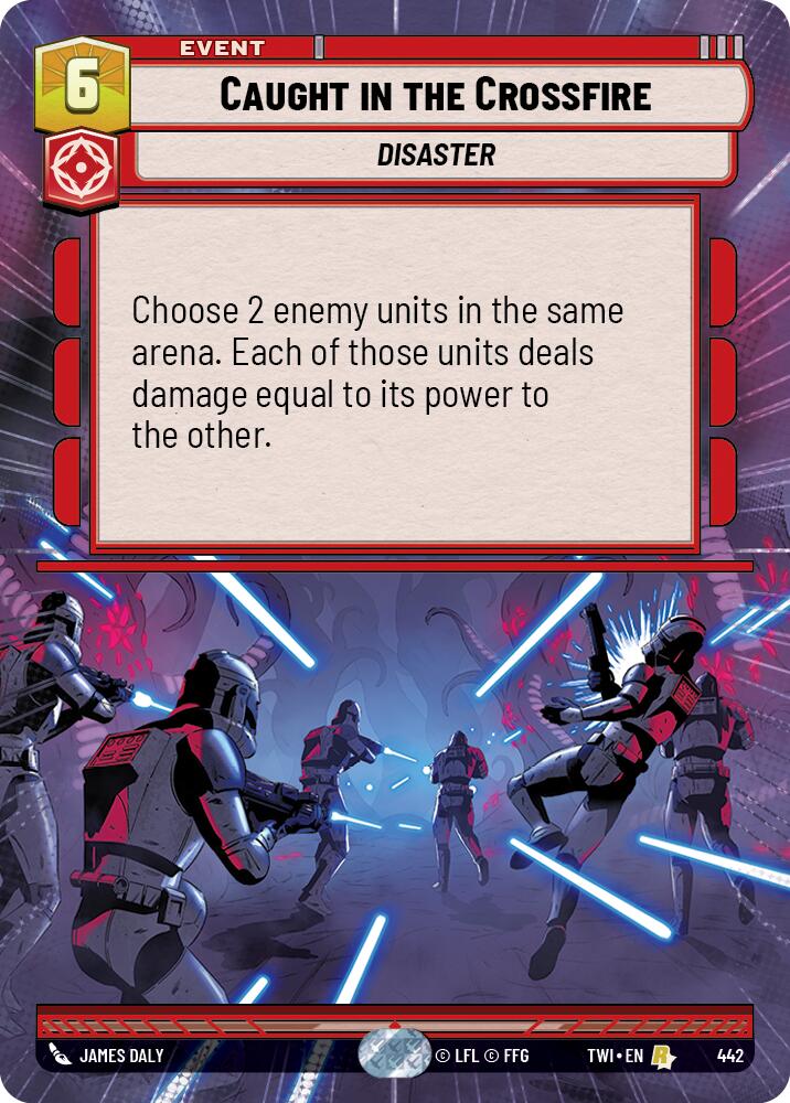 Caught in the Crossfire (442) (Hyperspace) (442) [Twilight of the Republic] | Tabernacle Games