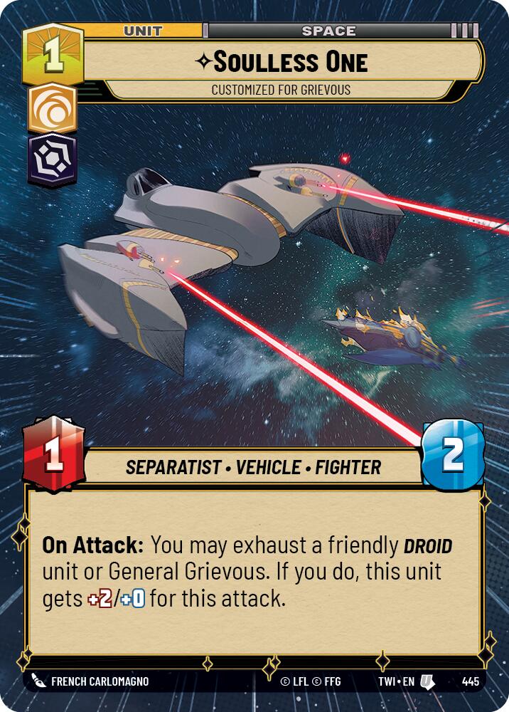 Soulless One - Customized for Grievous (445) (Hyperspace) (445) [Twilight of the Republic] | Tabernacle Games