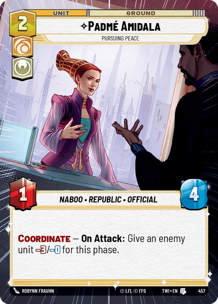 Padme Amidala - Pursuing Peace (457) (Hyperspace) (457) [Twilight of the Republic] | Tabernacle Games