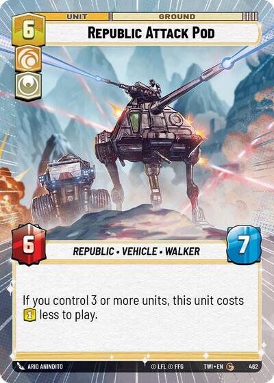 Republic Attack Pod (462) (Hyperspace) (462) [Twilight of the Republic] | Tabernacle Games