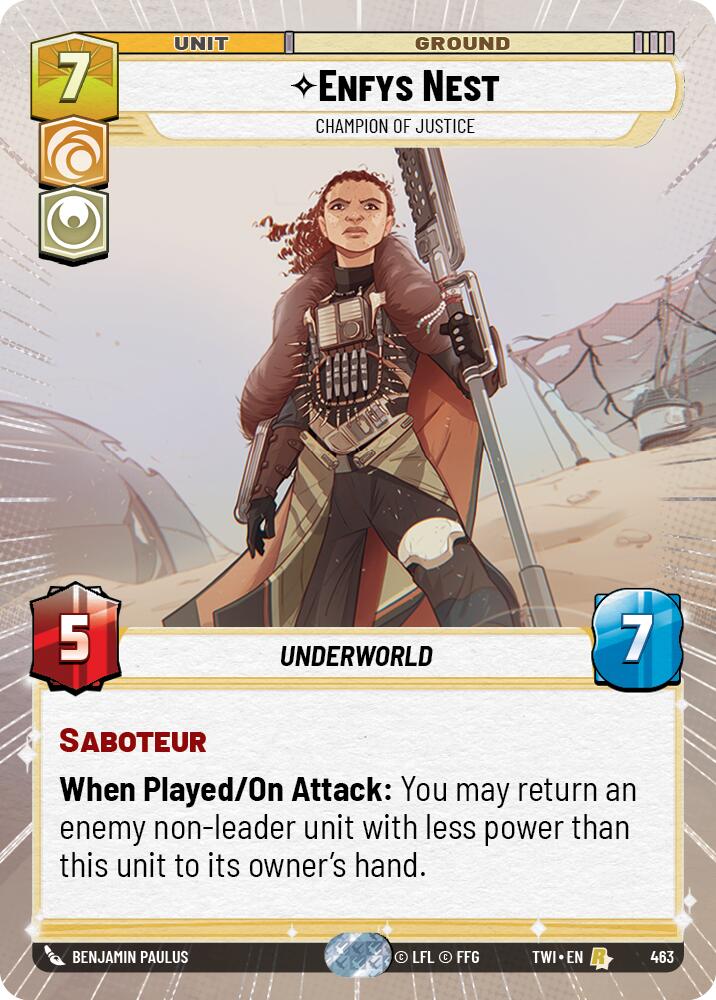 Enfys Nest - Champion of Justice (463) (Hyperspace) (463) [Twilight of the Republic] | Tabernacle Games