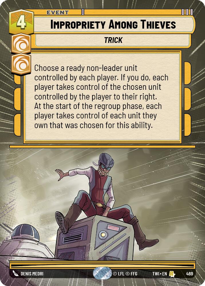 Impropriety Among Thieves (469) (Hyperspace) (469) [Twilight of the Republic] | Tabernacle Games