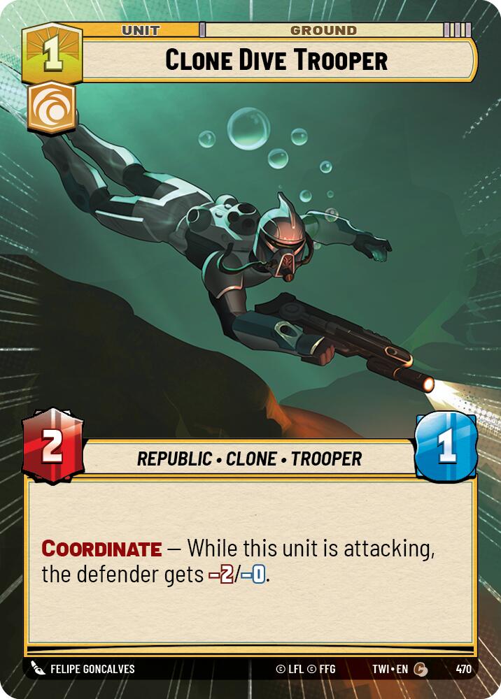 Clone Dive Trooper (470) (Hyperspace) (470) [Twilight of the Republic] | Tabernacle Games