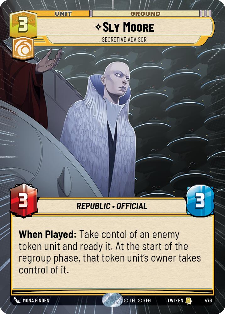 Sly Moore - Secretive Advisor (476) (Hyperspace) (476) [Twilight of the Republic] | Tabernacle Games