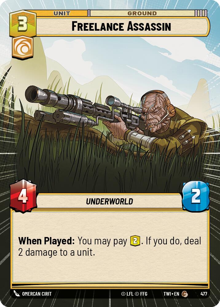 Freelance Assassin (477) (Hyperspace) (477) [Twilight of the Republic] | Tabernacle Games