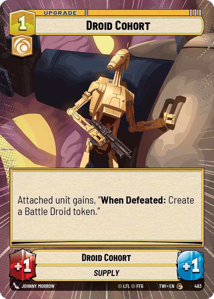 Droid Cohort (483) (Hyperspace) (483) [Twilight of the Republic] | Tabernacle Games