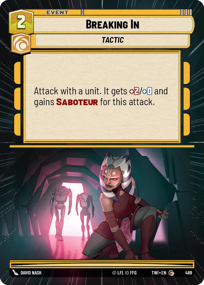 Breaking In (489) (Hyperspace) (489) [Twilight of the Republic] | Tabernacle Games