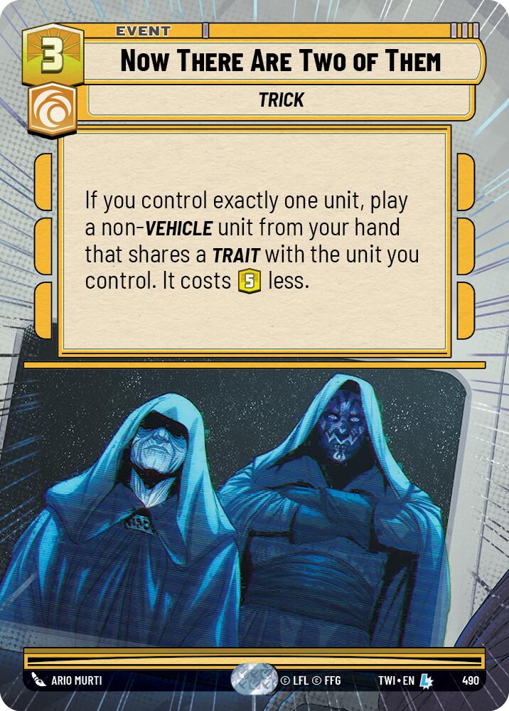 Now There Are Two of Them (490) (Hyperspace) (490) [Twilight of the Republic] | Tabernacle Games