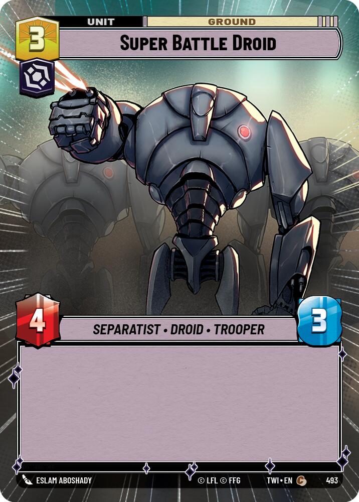 Super Battle Droid (493) (Hyperspace) (493) [Twilight of the Republic] | Tabernacle Games