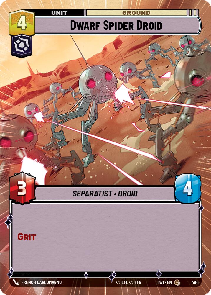 Dwarf Spider Droid (494) (Hyperspace) (494) [Twilight of the Republic] | Tabernacle Games
