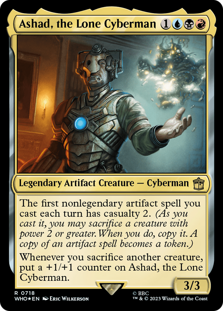 Ashad, the Lone Cyberman (Surge Foil) [Doctor Who] | Tabernacle Games